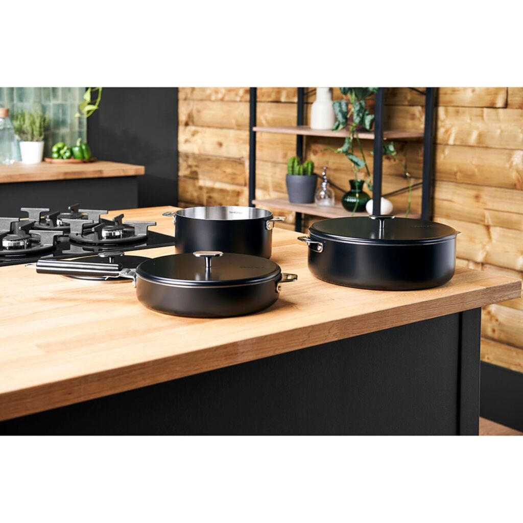 LE MERVEILLEUX COUVERCLE INOX NOIR GRAPHITE 24 CM COOKUT - Photo N°3