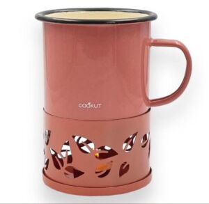 MUG CHAUFFANT CAFE  et  THE ROSE GUIMAUVE 500 ML