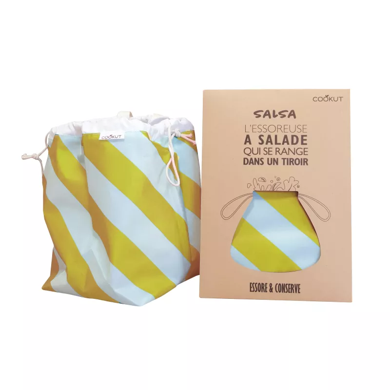 ESSOREUSE A SALADE COMPACTES JAUNE COOKUT - Photo N°1