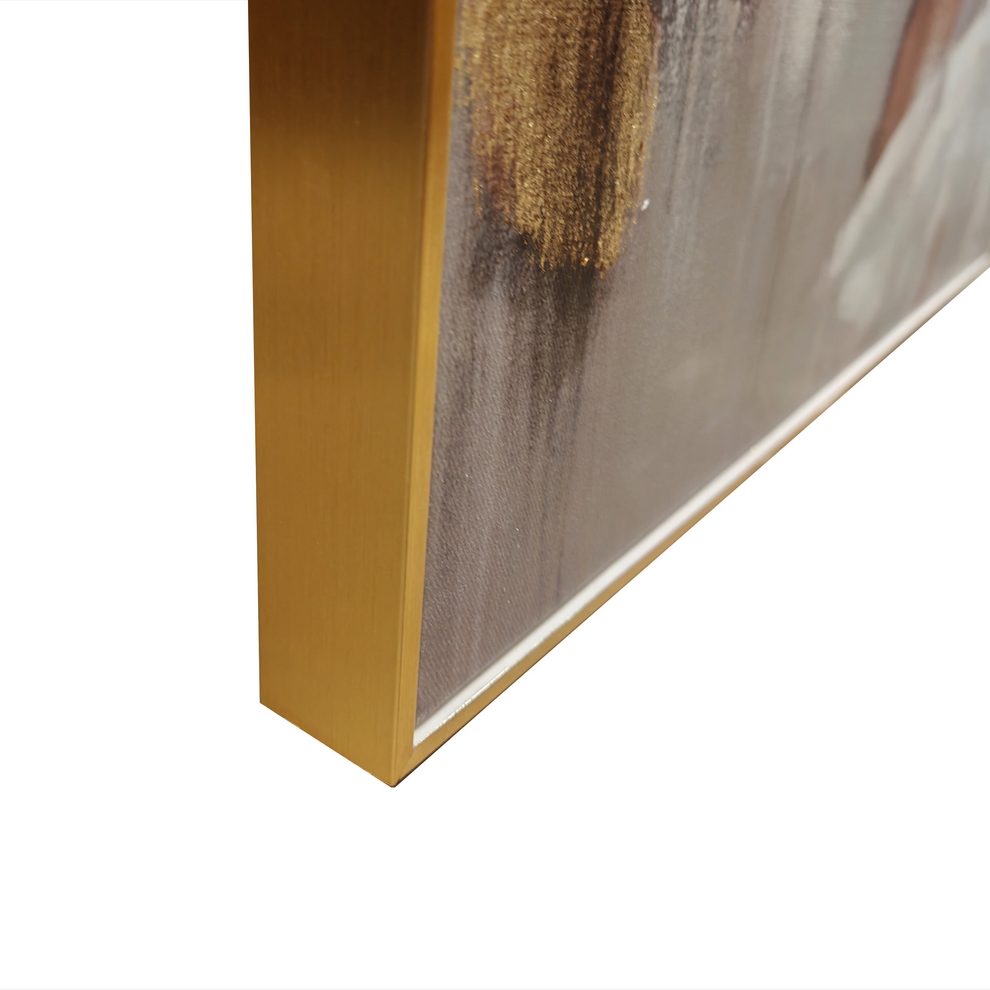 PEINTURE PORTRAIT FEMME EN BLANC 70 X 100 X 3.8 CM - Photo N°3