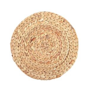 SET DE TABLE ROND EN JACINTHE D EAU 33 CM