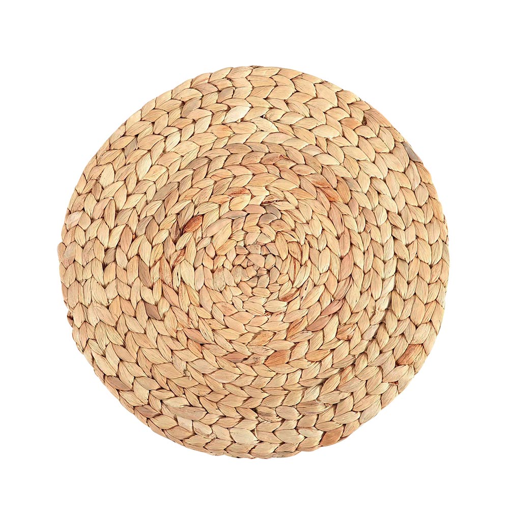 SET DE TABLE ROND EN JACINTHE D EAU 33 CM - Photo N°1