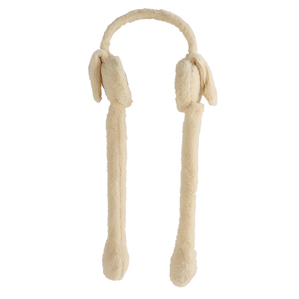 CACHE-OREILLES POLAIRE OREILLES DE CHIEN MOBILE COULEUR ECRU 21 X 54 X 11 CM - Photo N°1