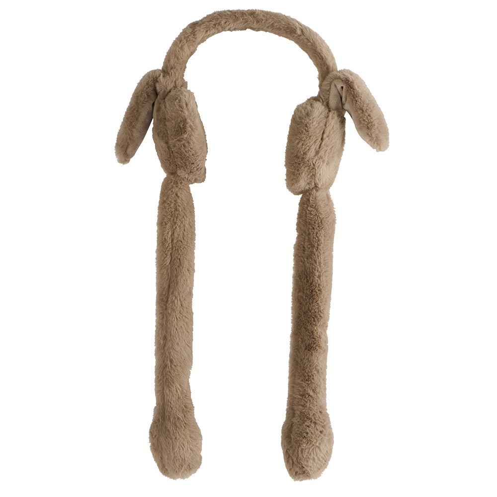 CACHE-OREILLES POLAIRE OREILLES DE CHIEN MOBILE COULEUR MARRON  21 X 54 X 11 CM - Photo N°1