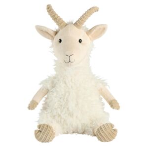 PELUCHE CHEVRE BLANCHE NOMMEE DIANA 44 CM