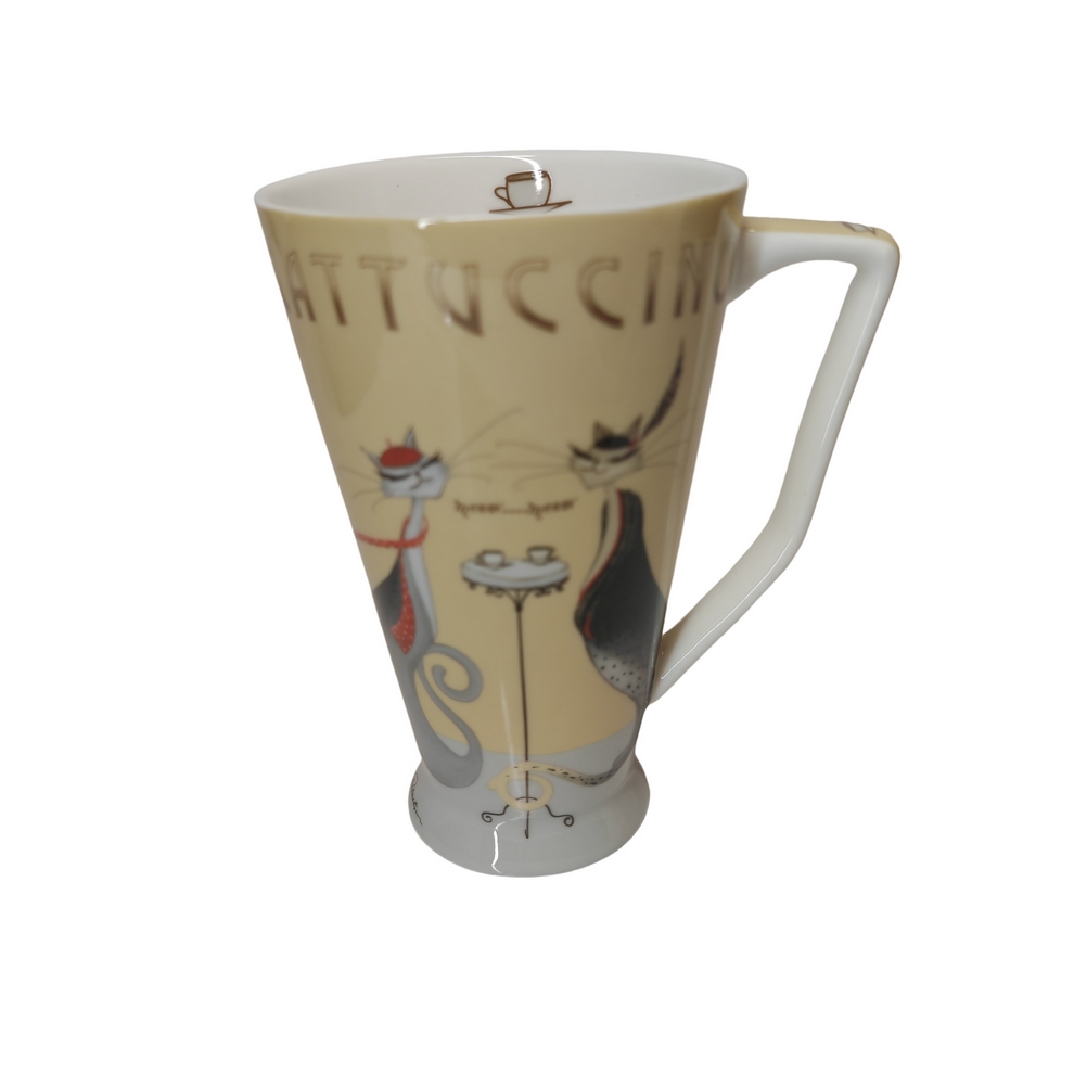 COFFRET  MAXI MUG  COLLECTION CATTUCCINO CATITUDES ROBERTSON 500 ML COUPLE - Photo N°5
