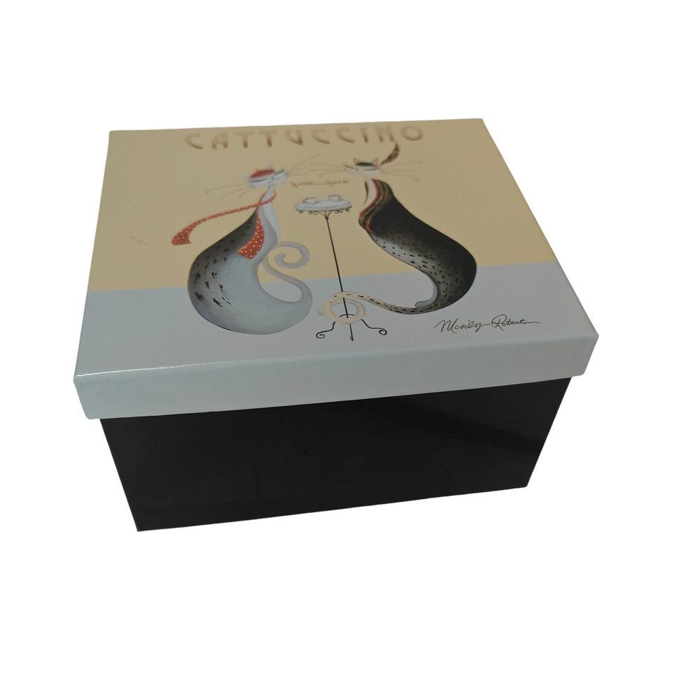 COFFRET  MAXI MUG  COLLECTION CATTUCCINO CATITUDES ROBERTSON 500 ML COUPLE - Photo N°3