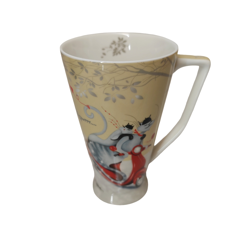 COFFRET  MAXI MUG  COLLECTION CATTUCCINO CATITUDES ROBERTSON 500 ML SCOOTER - Photo N°5