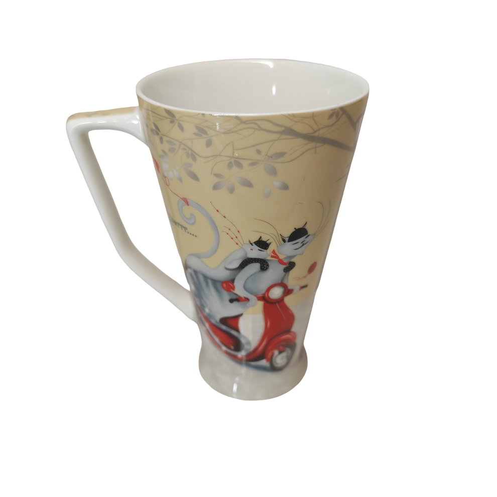 COFFRET  MAXI MUG  COLLECTION CATTUCCINO CATITUDES ROBERTSON 500 ML SCOOTER - Photo N°1