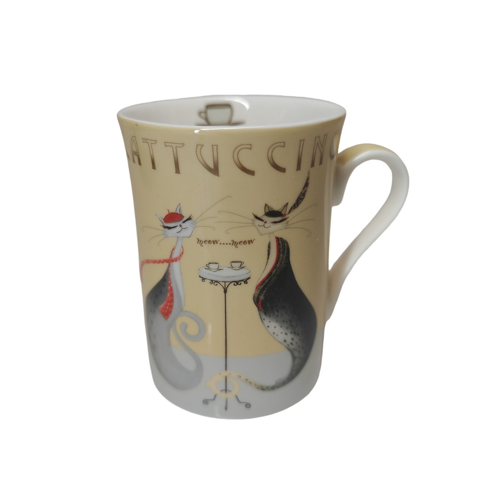 COFFRET  MUG  COLLECTION CATTUCCINO CATITUDES ROBERTSON 300 ML COUPLE - Photo N°1