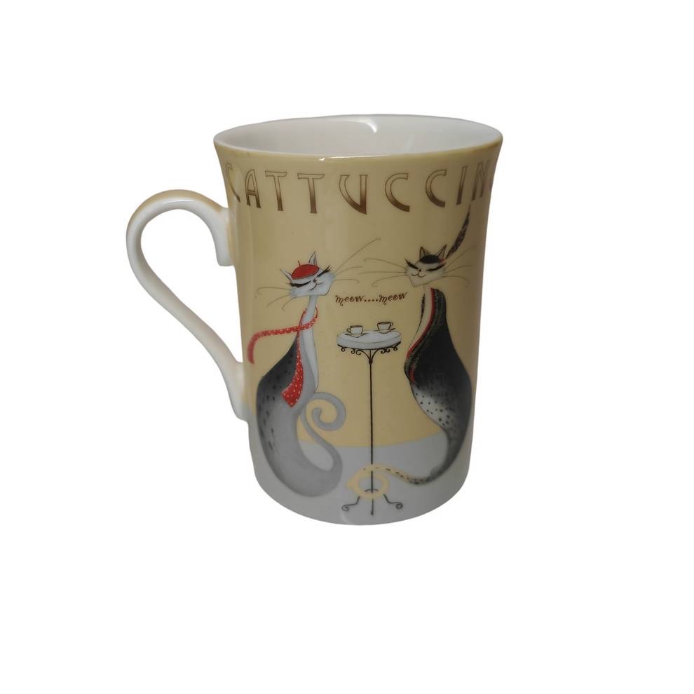 COFFRET  MUG  COLLECTION CATTUCCINO CATITUDES ROBERTSON 300 ML COUPLE - Photo N°3
