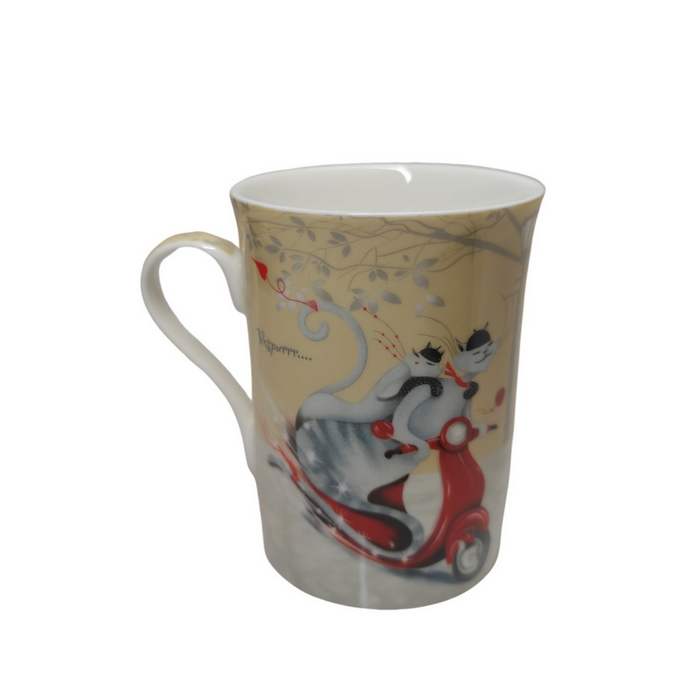 COFFRET  MUG  COLLECTION CATTUCCINO CATITUDES ROBERTSON 300 ML SCOOTER - Photo N°3