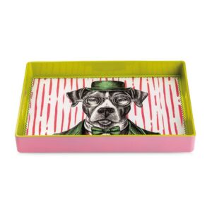 PLATEAU RECTANGULAIRE MR CHIEN HUMAN ESSENCE 29 X 22 X 3.5 CM