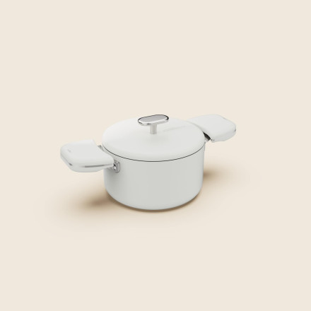 LA MERVEILLEUSE ANSE INOX AMOVIBLE BLANC POLAIRE - Photo N°3
