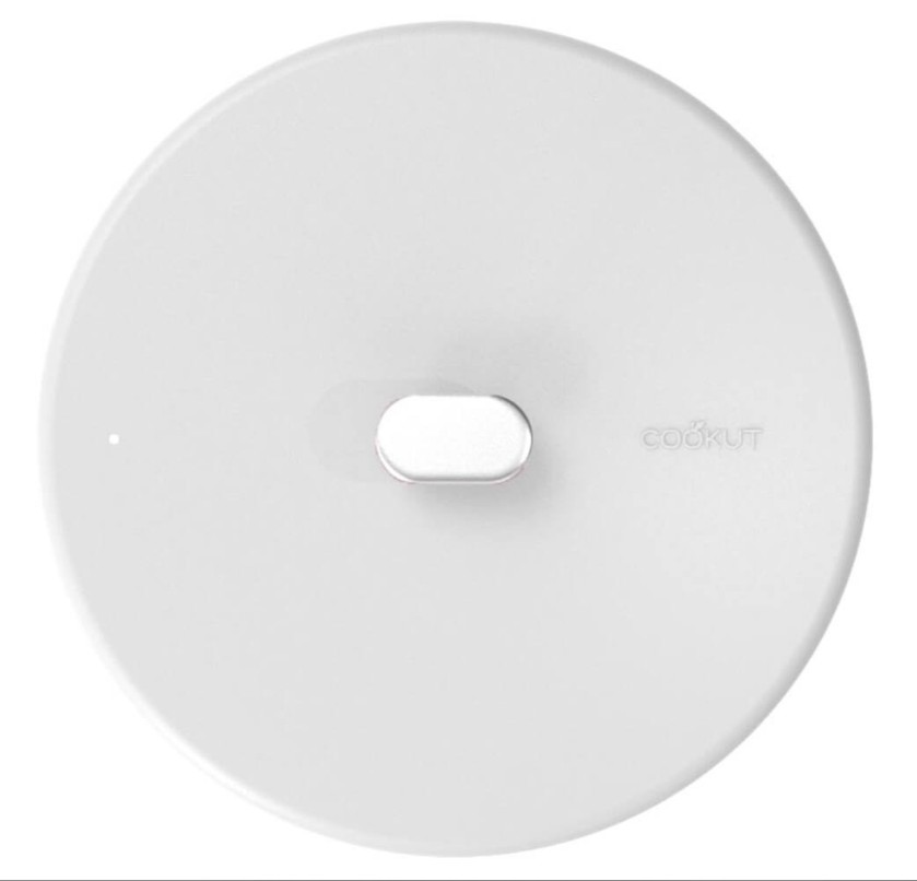 LE MERVEILLEUX COUVERCLE INOX BLANC POLAIRE 28 CM COOKUT - Photo N°1