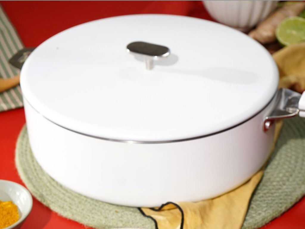 LE MERVEILLEUX COUVERCLE INOX BLANC POLAIRE 28 CM COOKUT - Photo N°2