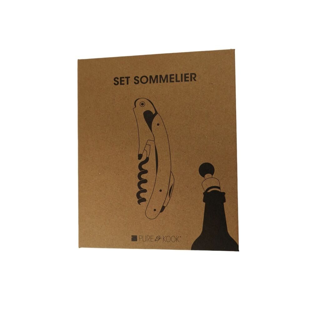 COFFRET SOMMELIER TIRE BOUCHON ET BOUCHON CHROME - Photo N°4