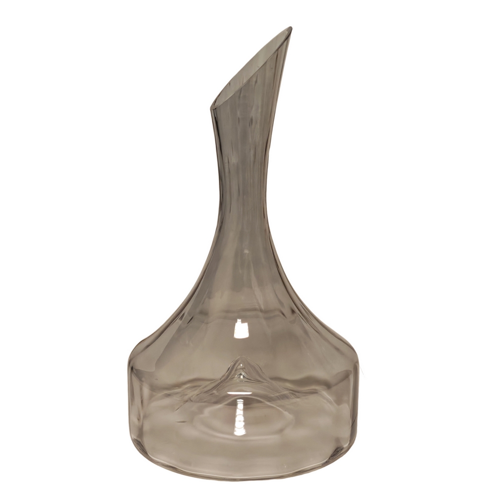 CARAFE DECANTEUR COL LONG FUME GRIS - Photo N°3