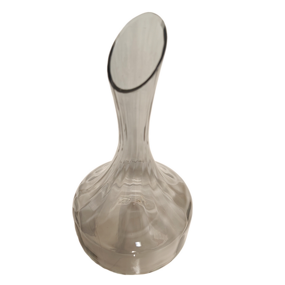 CARAFE DECANTEUR COL LONG FUME GRIS - Photo N°2