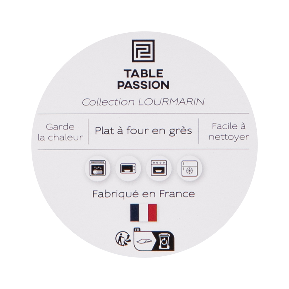 PLAT GRATIN LOURMARIN CREME 30.8 X 20.5 X 7.3 CM - Photo N°3