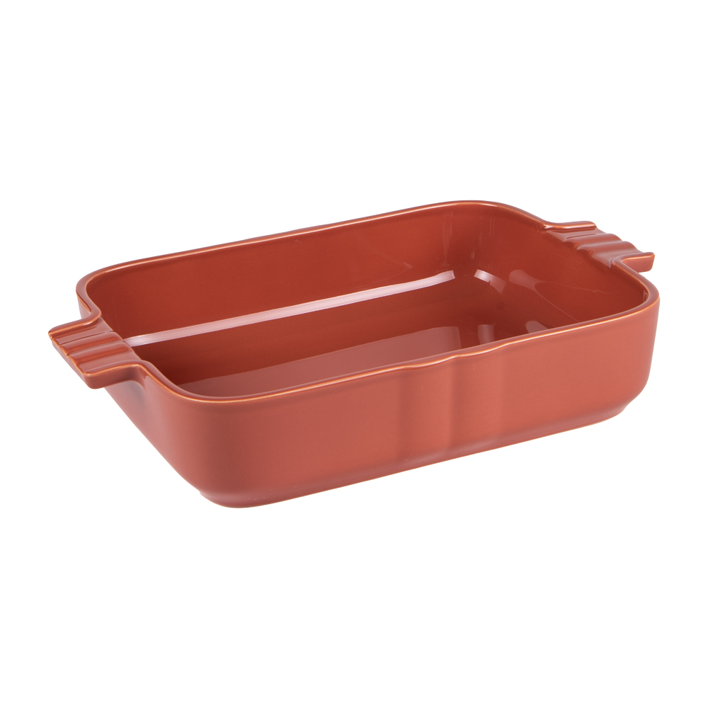 PLAT GRATIN LOURMARIN TERRACOTTA 40.5 X 26.8 X 7.8 CM - Photo N°1