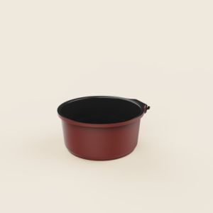 CASSEROLE SANS POIGNEE COOKUT ANTI ADHERENTE 20 CM COULEUR ROUGE PASSION