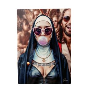 IMPRESSION CONFESSION III DE GRANGER SUR DIBOND AVEC ATTACHE 20 X 28 CM