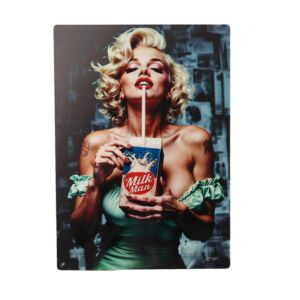 IMPRESSION MILK MAN DE GRANGER SUR DIBOND AVEC ATTACHE 20 X 28 CM