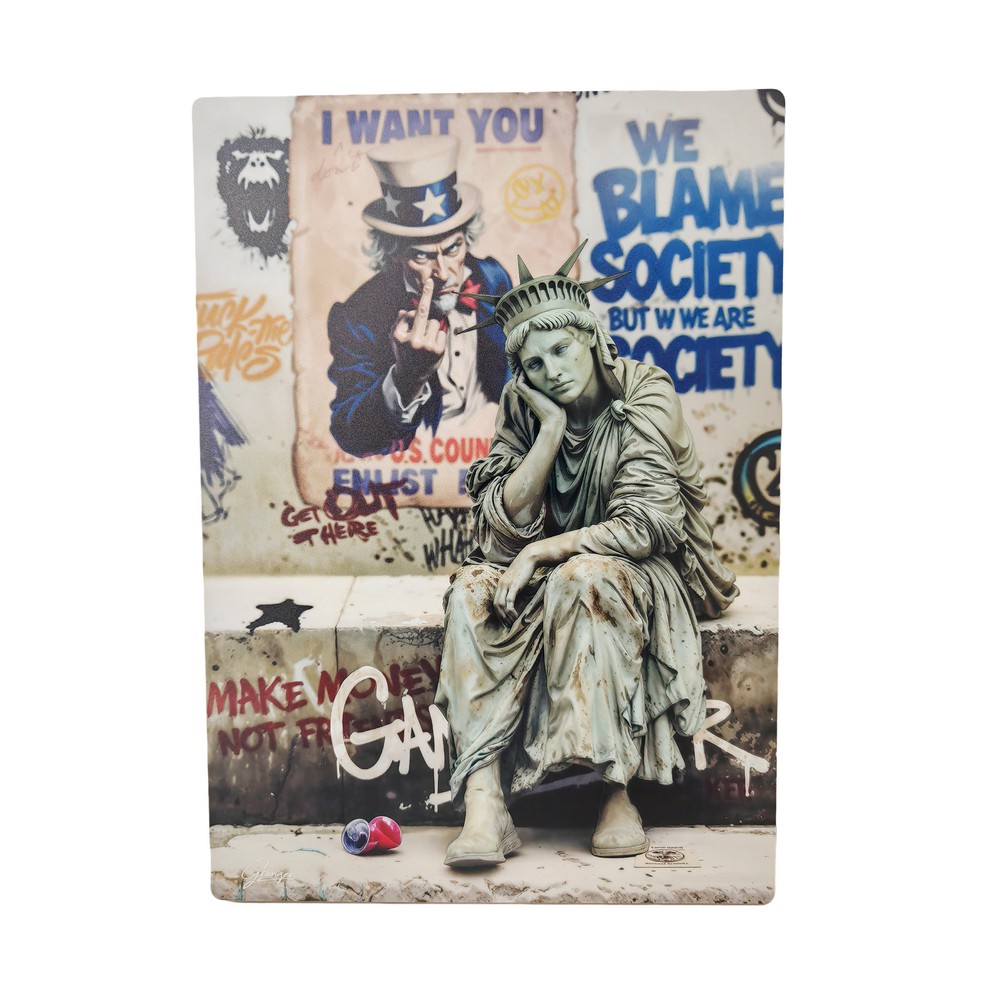 IMPRESSION I WANT YOU DE GRANGER SUR DIBOND AVEC ATTACHE 20 X 28 CM - Photo N°1