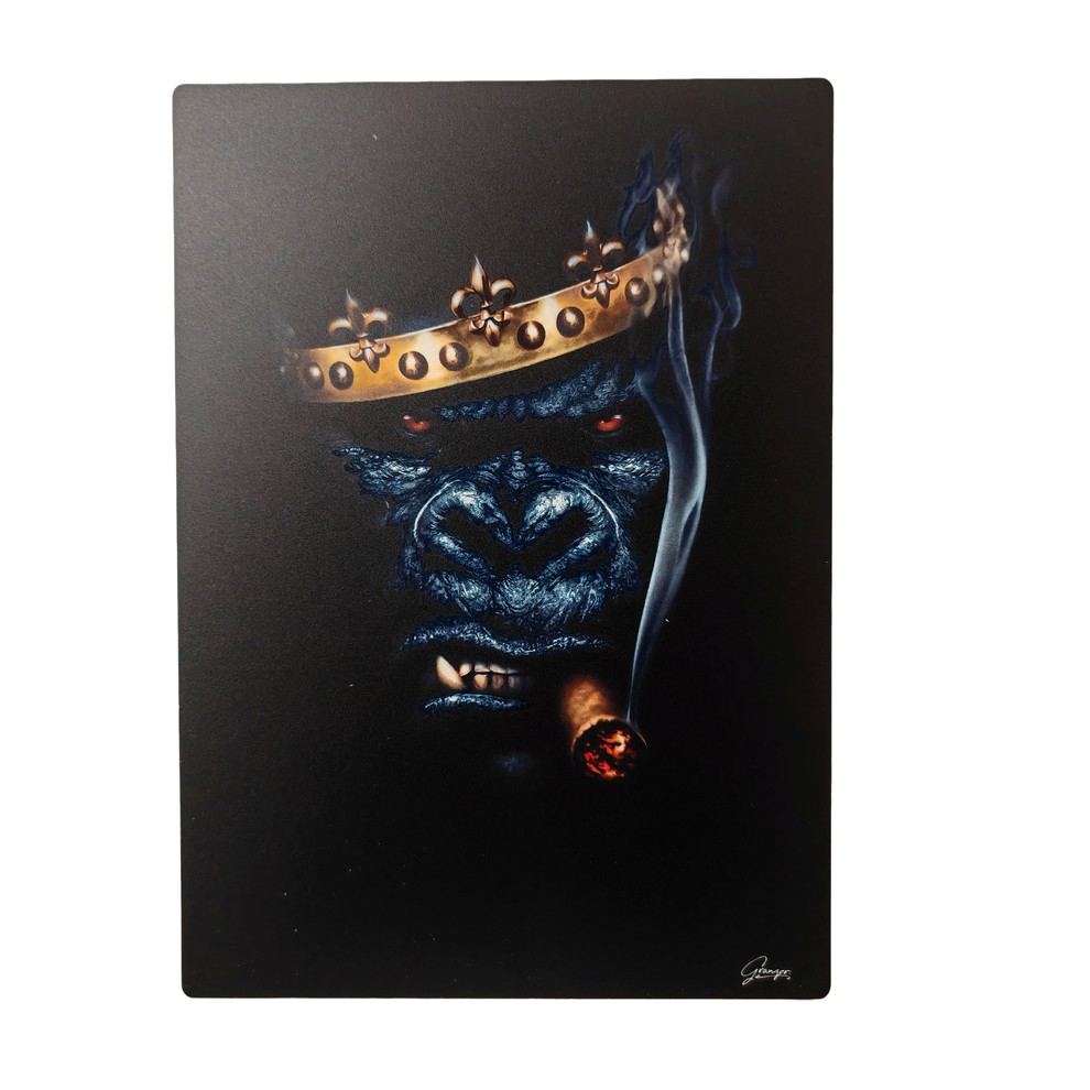 IMPRESSION BAD KING DE GRANGER SUR DIBOND AVEC ATTACHE 20 X 28 CM - Photo N°1