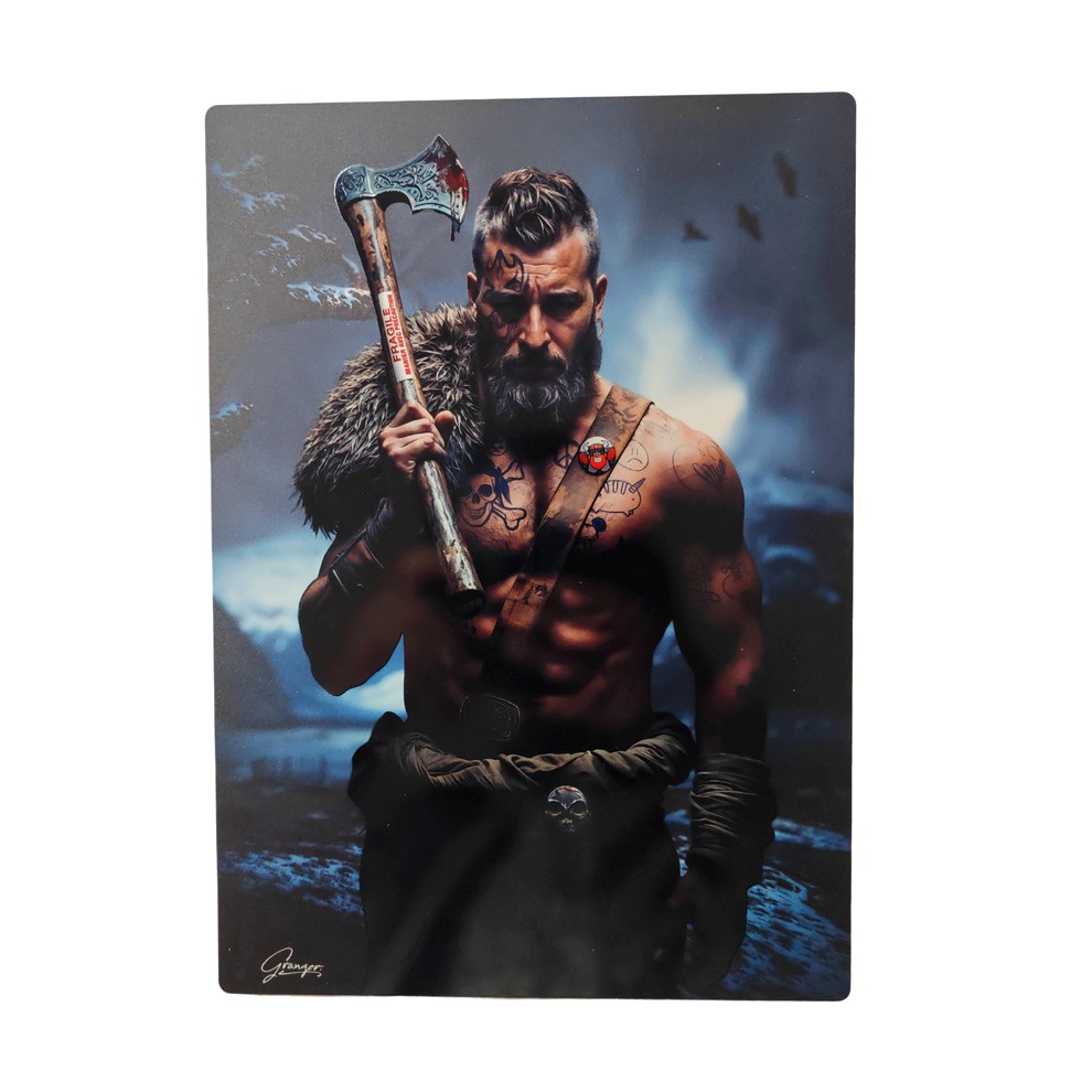 IMPRESSION MADE IN VIKING DE GRANGER SUR DIBOND AVEC ATTACHE 20 X 28 CM - Photo N°1