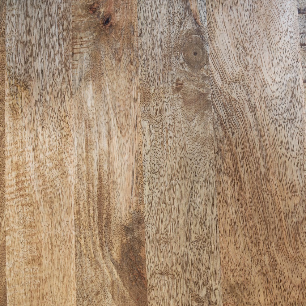 SET DE 3 TABLES GIGOGNES RONDES BOIS ET METAL 80 X48 - 60 X 43 - 40 X 36 CM - Photo N°3