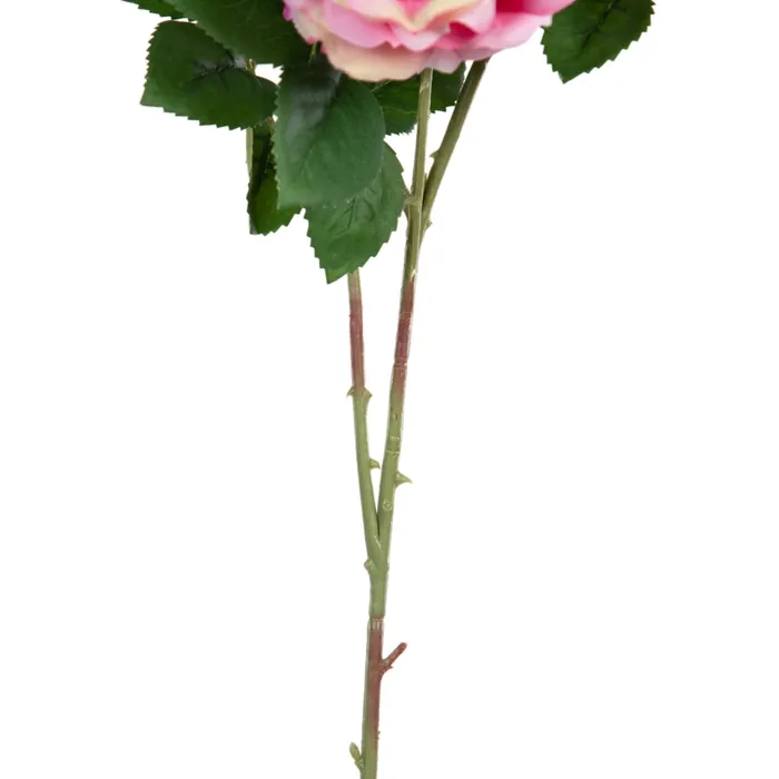 BRANCHE DE ROSES ROSE ARTIFICIEL 30 X 80 X20 CM - Photo N°2