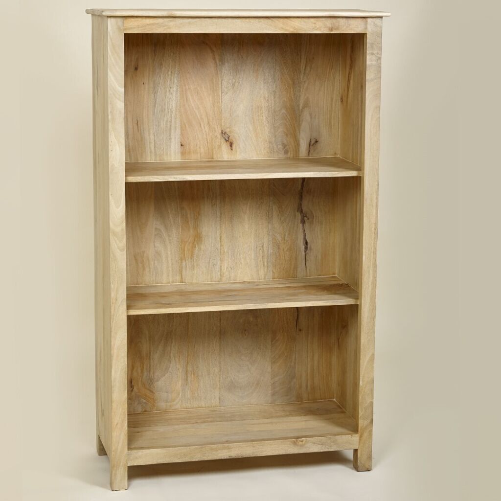 ETAGERE MANGUIER MASSIF FINITION VERNIS NATUREL  90 X 149.5 X 40 CM - Photo N°1