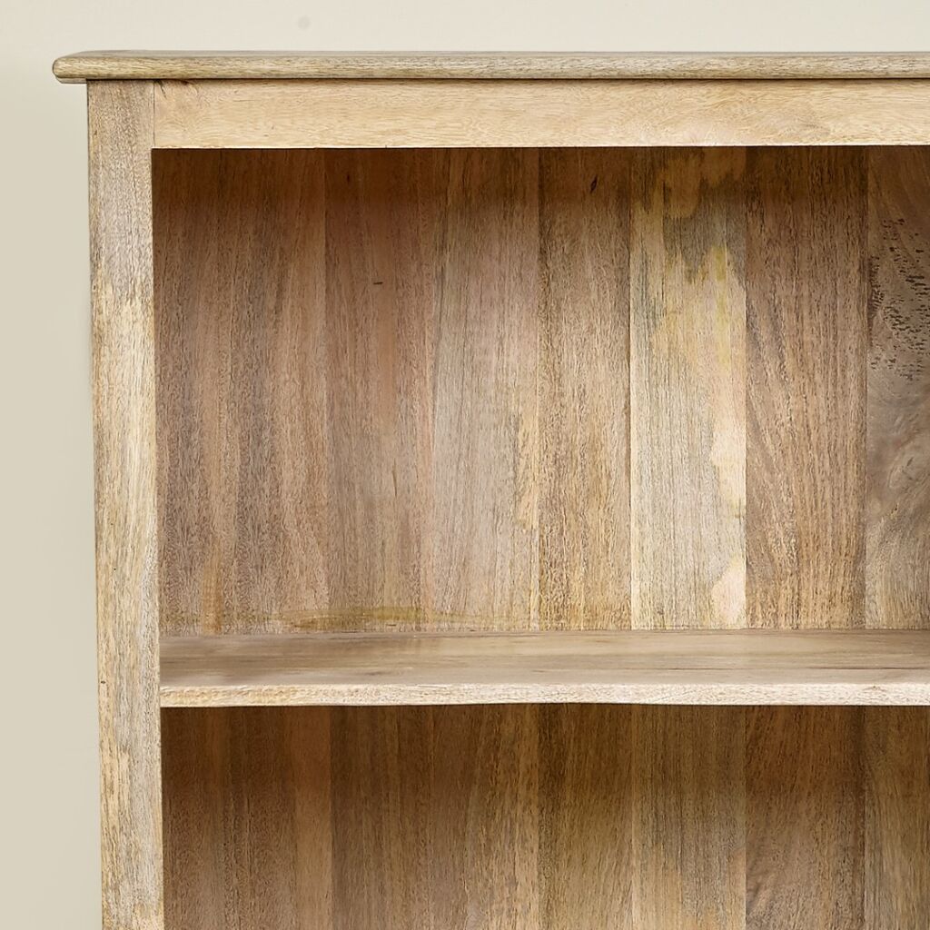 ETAGERE MANGUIER MASSIF FINITION VERNIS NATUREL  90 X 149.5 X 40 CM - Photo N°3