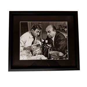 IMAGE ENCADREE LES TONTONS FLINGUEURS DUO CADRE NOIR 42.2 X 36.2