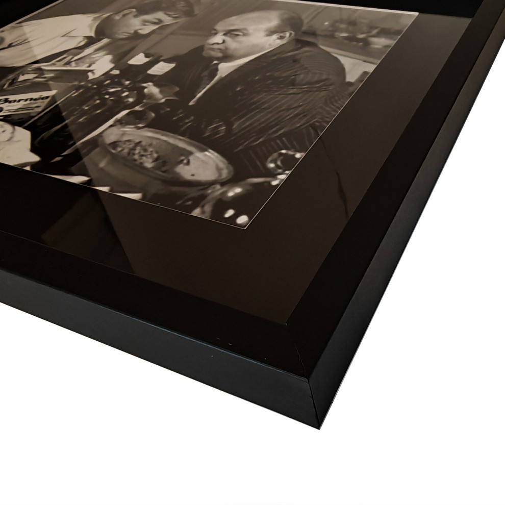 IMAGE ENCADREE LES TONTONS FLINGUEURS DUO CADRE NOIR 42.2 X 36.2 - Photo N°3