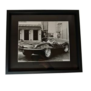 IMAGE ENCADREE STEVE MAC QUEEN CADRE NOIR 42.2 X 36.2