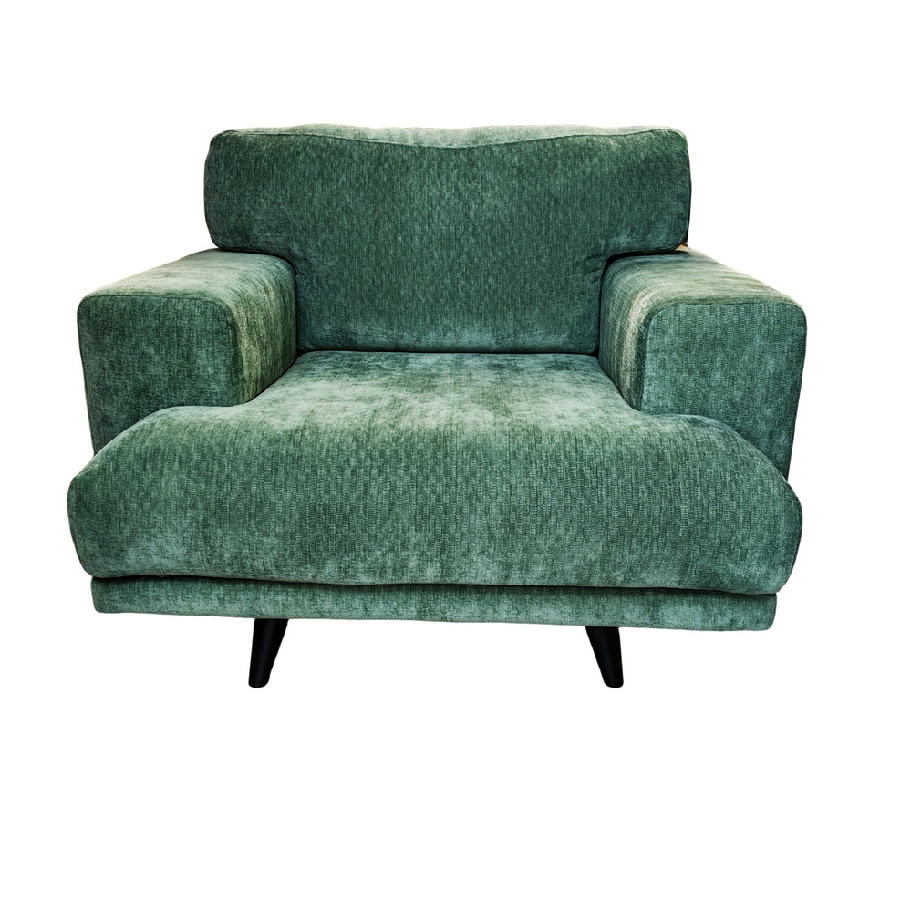 FAUTEUIL NOGALES 1 PLACE TISSU AULLA VERT 104 X 82 X 93 CM - Photo N°1