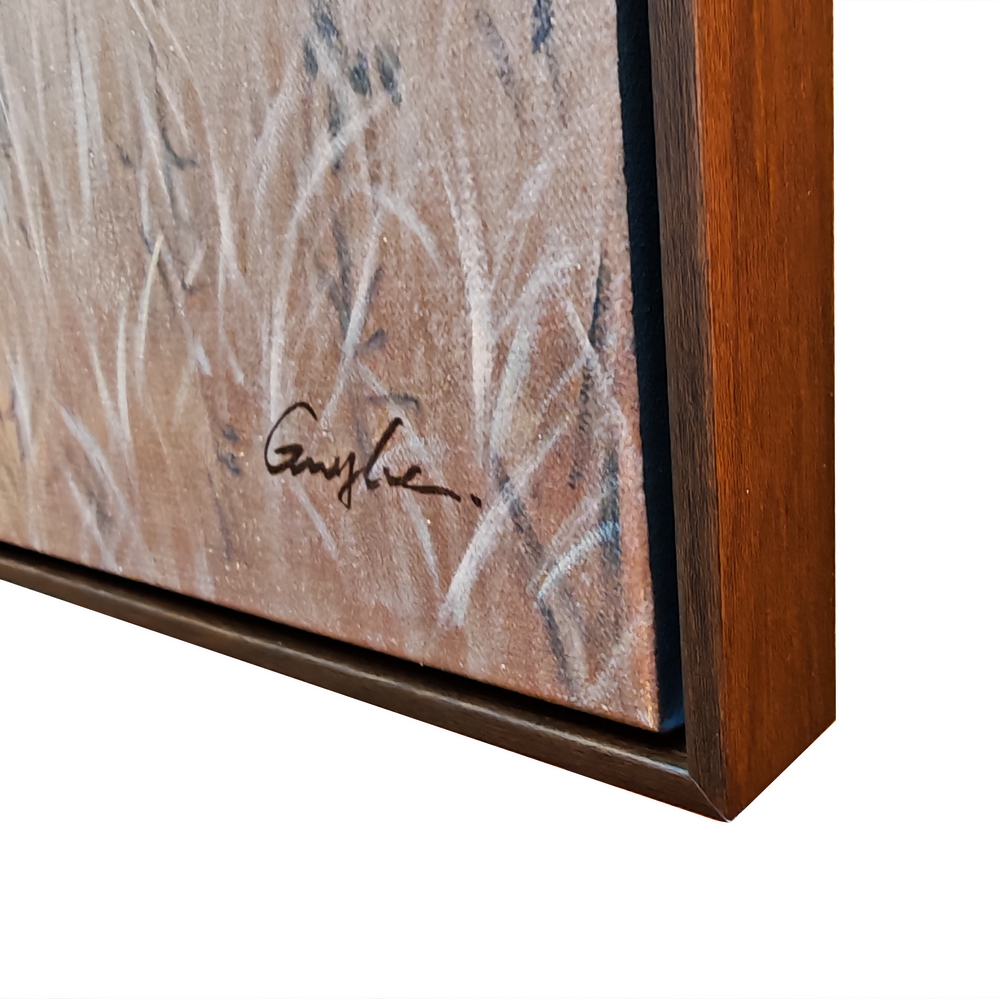 TOILE IMPRIME D'UN CERF 70 X 100 CM - Photo N°4