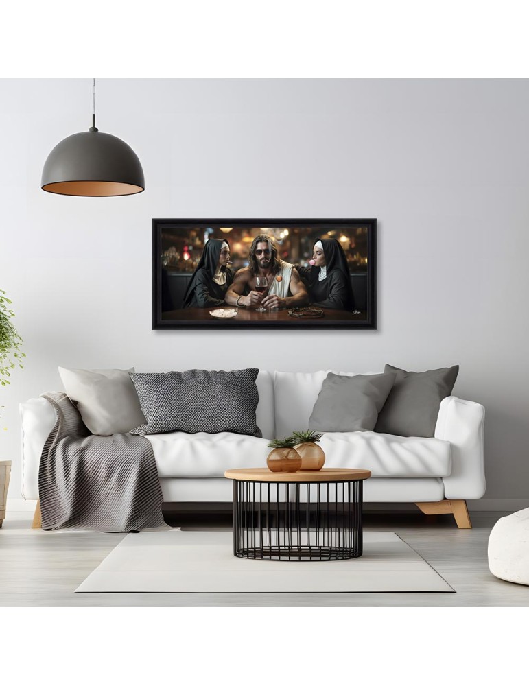 TOILE IMPRESSION A GRANGER THE GOLGOTA BAR 75 X 152 x 3 CM - Photo N°2