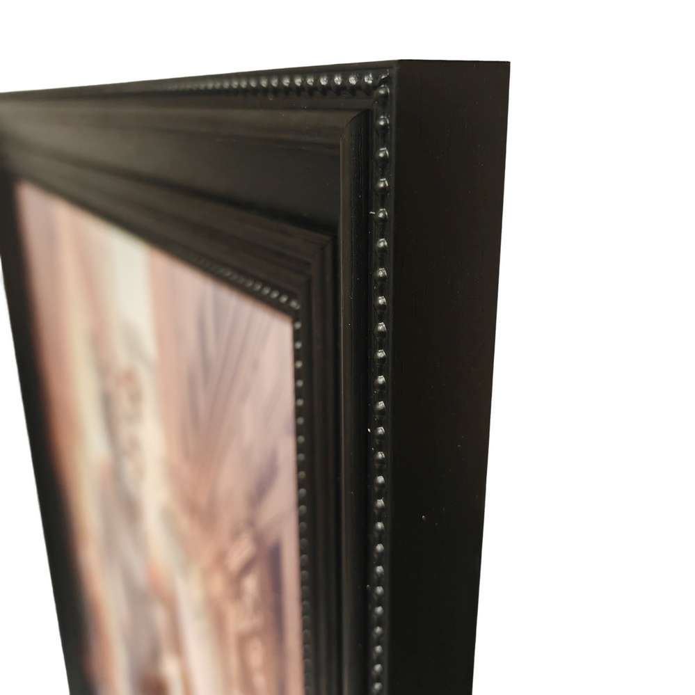 TOILE IMPRESSION S BINET LIONNE PARIS ENCADREMENT NOIR 63 X 83 CM - Photo N°2