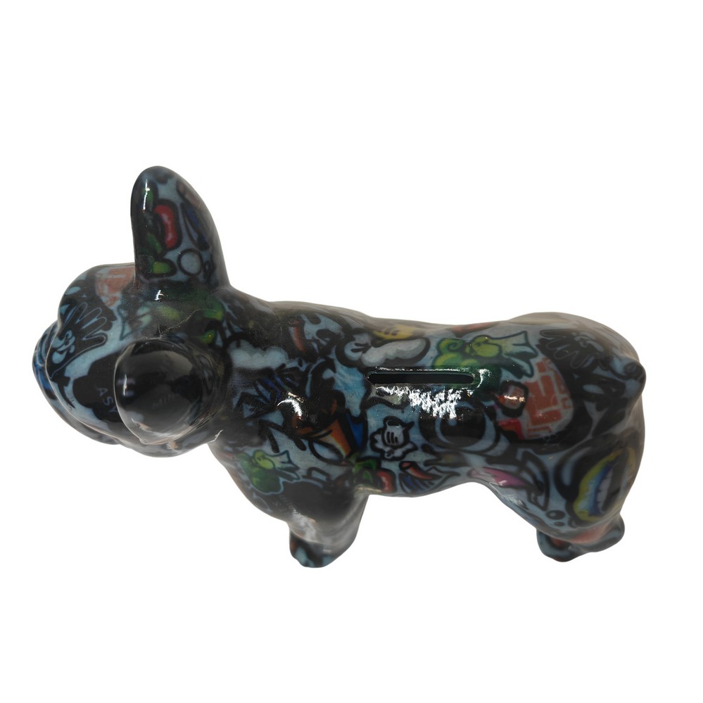 TIRELIRE BULLDOG FRANCAIS POMME PIDOU TAGUE - Photo N°4