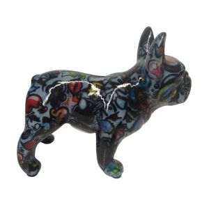 TIRELIRE BULLDOG FRANCAIS POMME PIDOU TAGUE