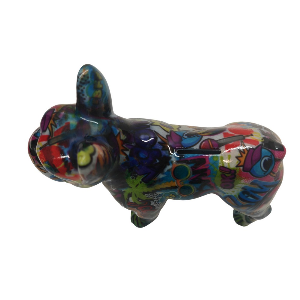 TIRELIRE BULLDOG FRANCAIS POMME PIDOU TAGUE - Photo N°3