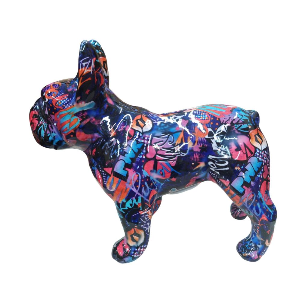 TIRELIRE BULLDOG FRANCAIS POMME PIDOU TAGUE - Photo N°4