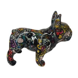 TIRELIRE BULLDOG FRANCAIS POMME PIDOU TAGUE