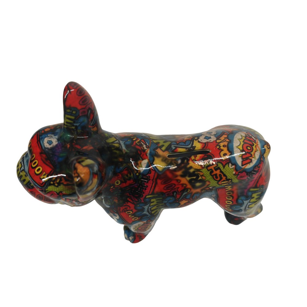 TIRELIRE BULLDOG FRANCAIS POMME PIDOU TAGUE - Photo N°3