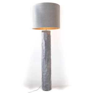 LAMPE DE LECTURE ILAN PIED TEXTURE GRIS ABJ CYLINDRIQUE 55 X 171 X 55 CM