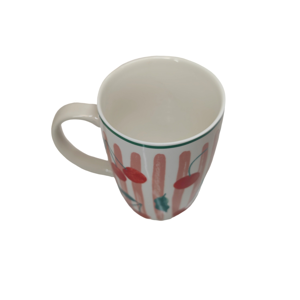 MUG FRUTY DECOR CERISE 9 x 12 x 13 cm 450 ML - Photo N°3